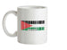 Jordan Barcode Style Flag Ceramic Mug