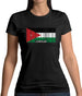 Jordan Barcode Style Flag Womens T-Shirt