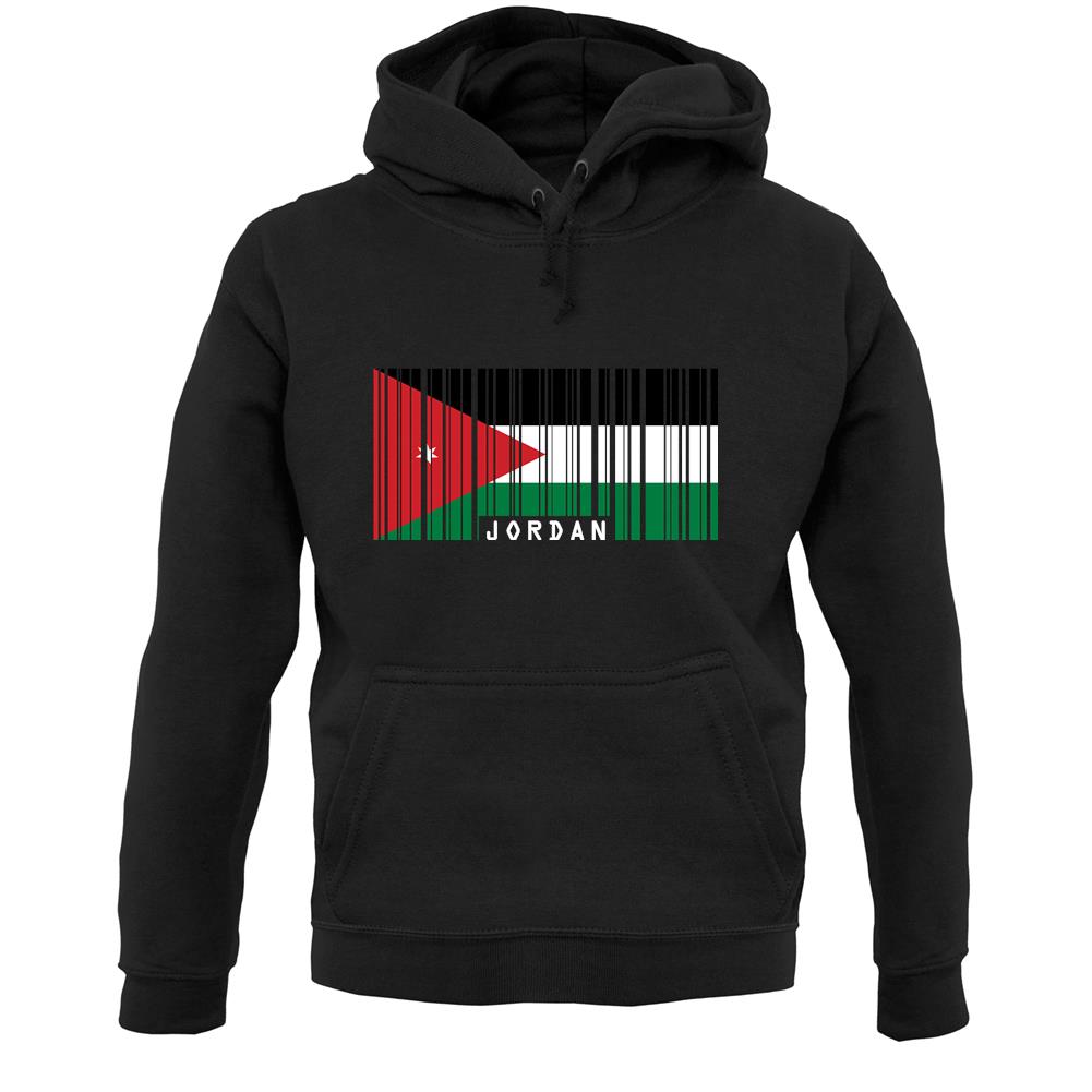 Jordan Barcode Style Flag Unisex Hoodie