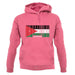 Jordan Barcode Style Flag unisex hoodie