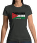 Jordan Barcode Style Flag Womens T-Shirt