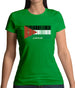 Jordan Barcode Style Flag Womens T-Shirt