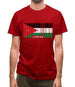 Jordan Barcode Style Flag Mens T-Shirt