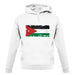 Jordan Grunge Style Flag unisex hoodie