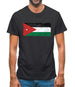 Jordan Grunge Style Flag Mens T-Shirt