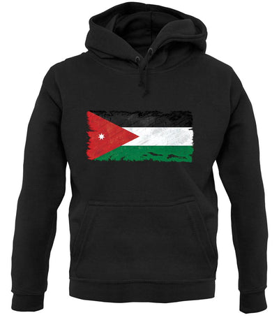 Jordan Grunge Style Flag unisex hoodie