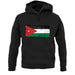 Jordan Grunge Style Flag unisex hoodie