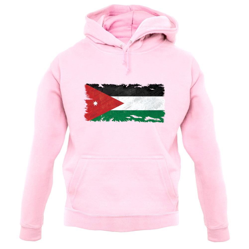 Jordan Grunge Style Flag unisex hoodie
