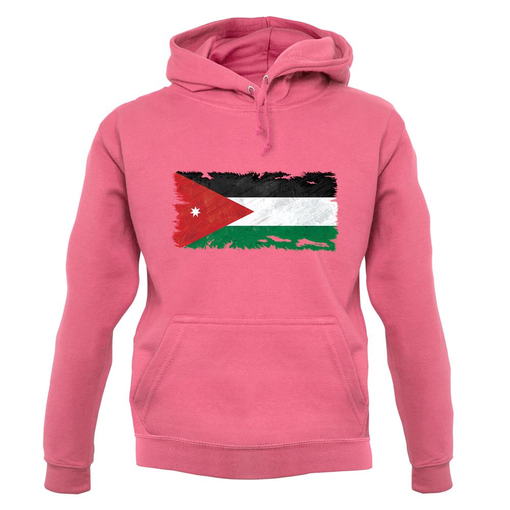 Jordan Grunge Style Flag unisex hoodie