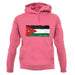 Jordan Grunge Style Flag unisex hoodie
