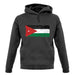 Jordan Grunge Style Flag unisex hoodie