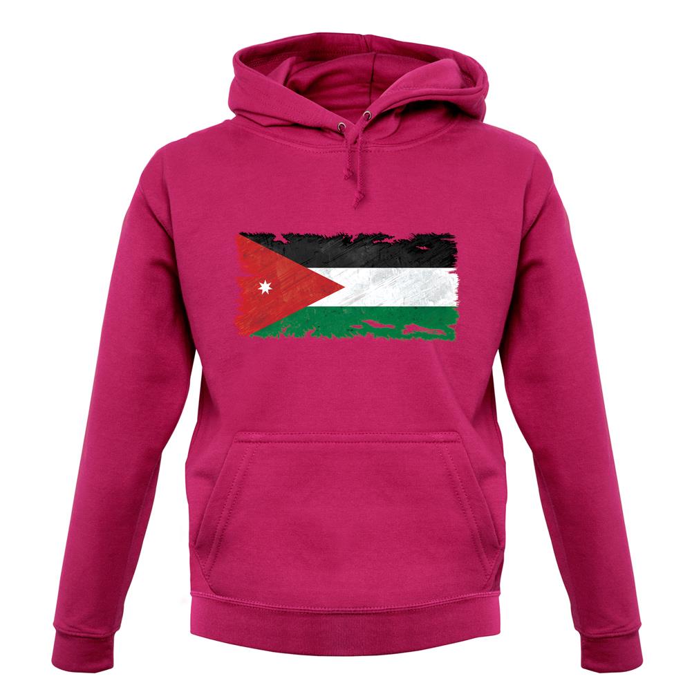 Jordan Grunge Style Flag unisex hoodie