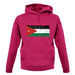 Jordan Grunge Style Flag unisex hoodie