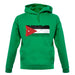 Jordan Grunge Style Flag unisex hoodie