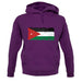 Jordan Grunge Style Flag unisex hoodie