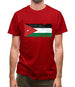 Jordan Grunge Style Flag Mens T-Shirt