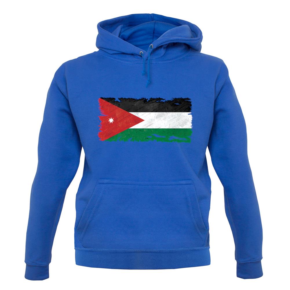 Jordan Grunge Style Flag unisex hoodie