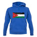 Jordan Grunge Style Flag unisex hoodie