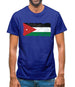Jordan Grunge Style Flag Mens T-Shirt