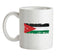 Jordan Grunge Style Flag Ceramic Mug