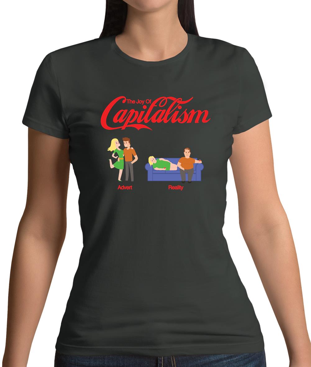 The Joy Of Capitalism Womens T-Shirt