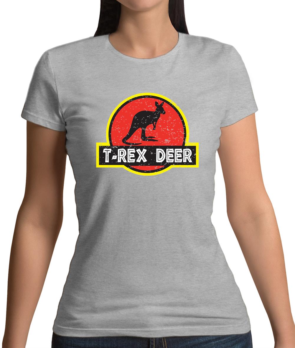 T-Rex Deer Womens T-Shirt