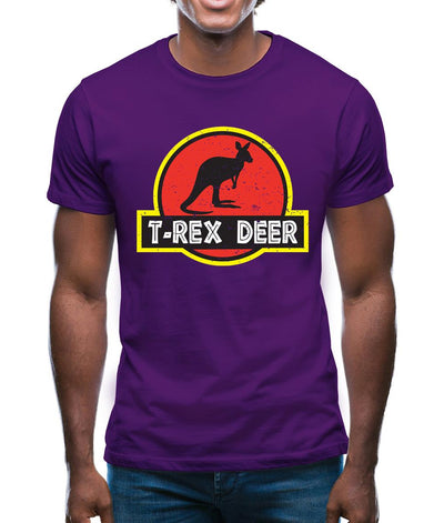T-Rex Deer Mens T-Shirt