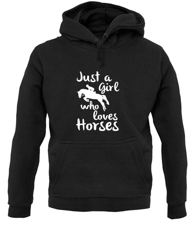 Just A Girl Who Loves Horses Unisex Hoodie