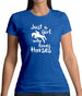 Just A Girl Who Loves Horses Womens T-Shirt