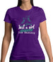 Just A Girl Who Loves Ice Skating Womens T-Shirt