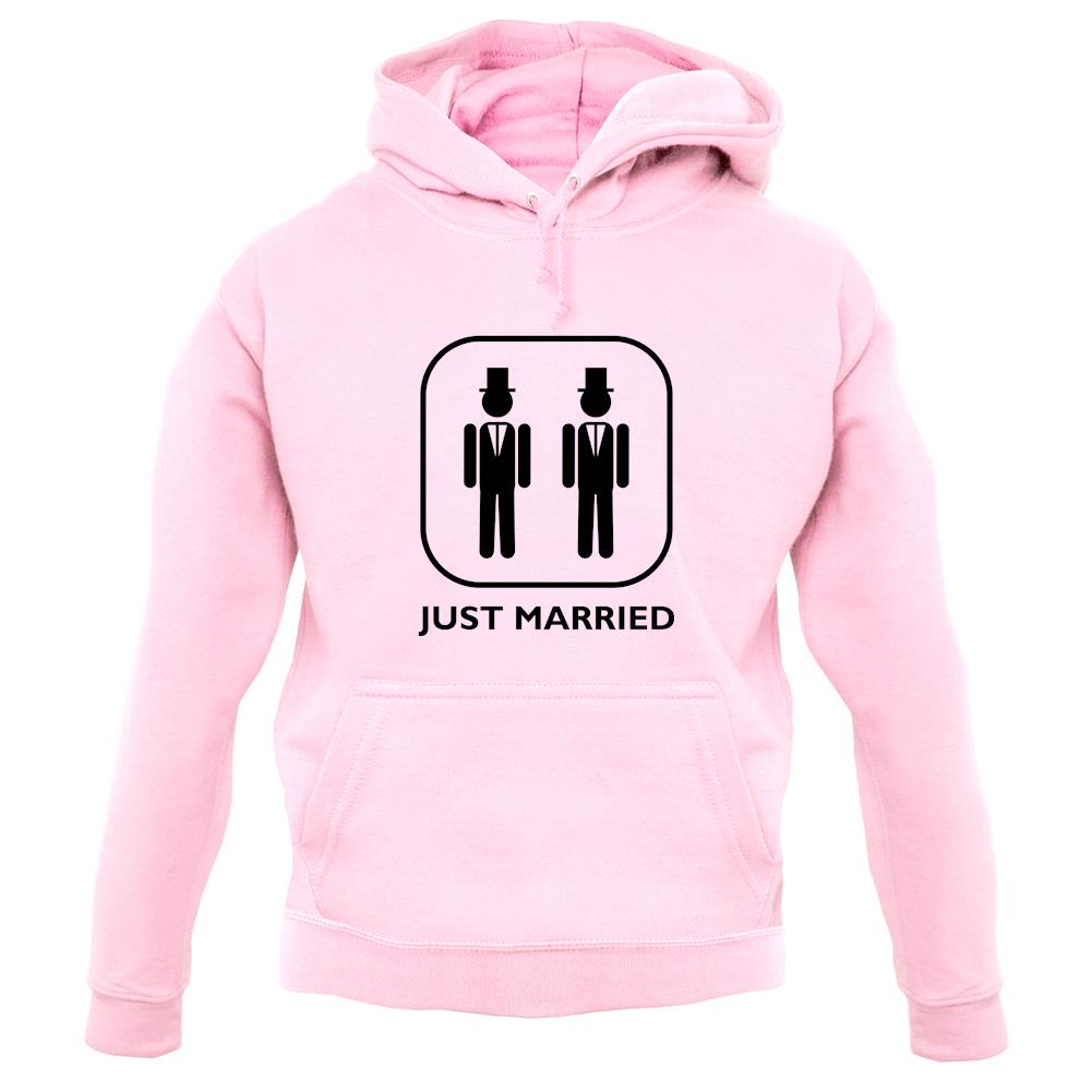 Just Married (Groom And Groom) unisex hoodie
