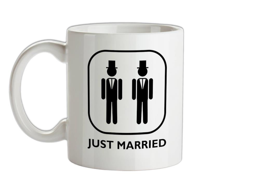 Just Married (Groom and Groom) Ceramic Mug