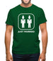 Just Married (Groom And Groom) Mens T-Shirt