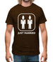 Just Married (Groom And Groom) Mens T-Shirt