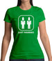 Just Married (Groom And Groom) Womens T-Shirt