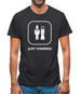 Just Married Bride & Groom Mens T-Shirt