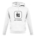 Just Married Bride & Groom unisex hoodie