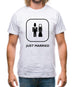 Just Married Bride & Groom Mens T-Shirt