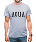 Justcie Aqua College Style Mens T-Shirt