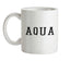 Justcie Aqua College Style Ceramic Mug