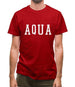 Justcie Aqua College Style Mens T-Shirt