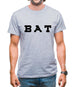 Justcie Bat College Style Mens T-Shirt