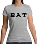 Justcie Bat College Style Womens T-Shirt