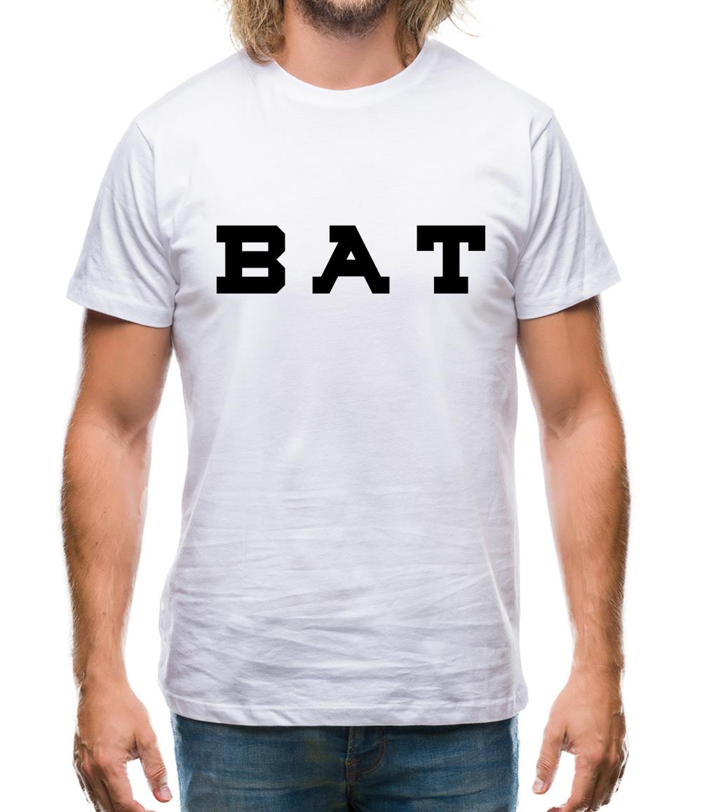 Justcie Bat College Style Mens T-Shirt