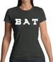 Justcie Bat College Style Womens T-Shirt