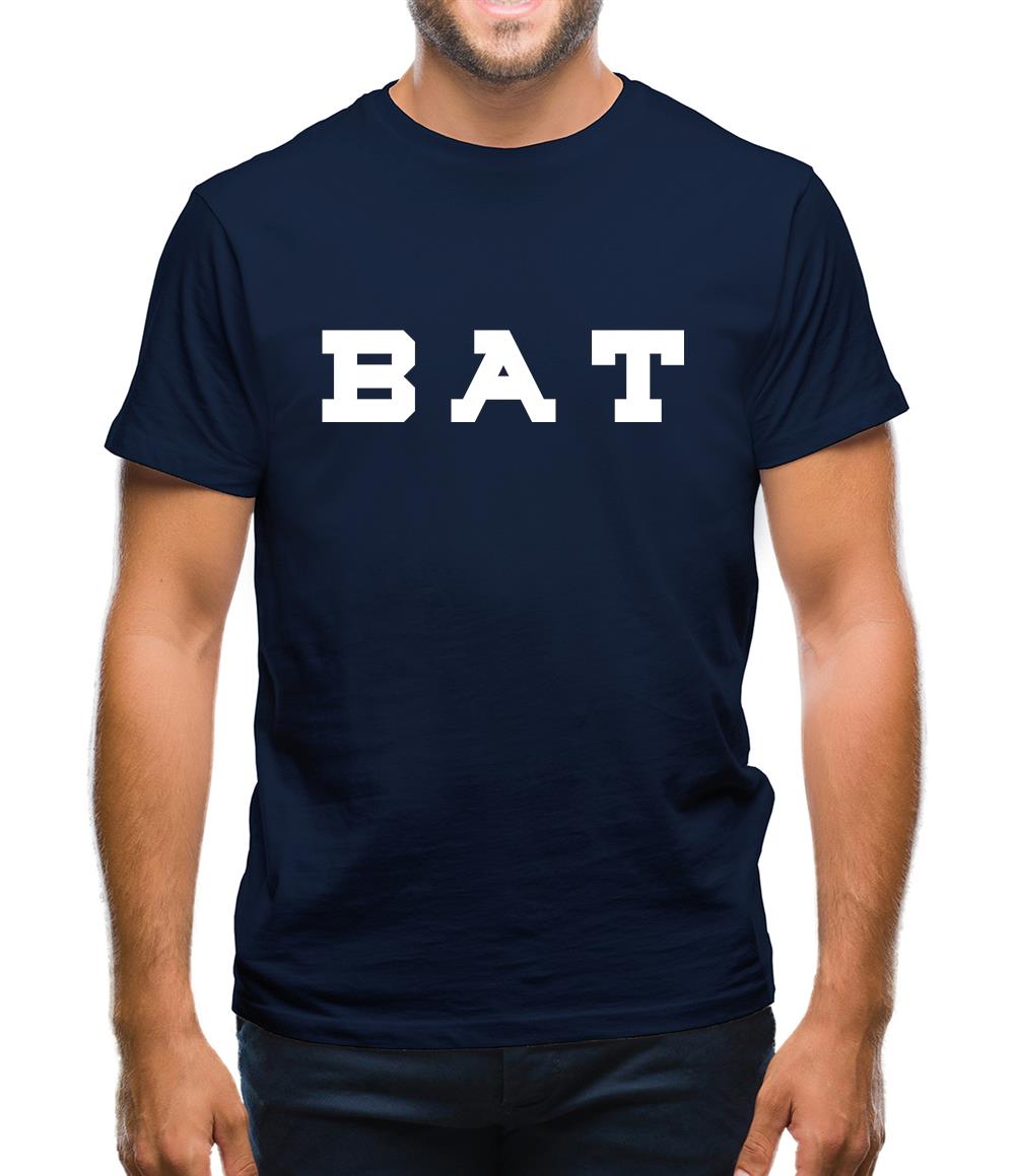 Justcie Bat College Style Mens T-Shirt