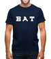 Justcie Bat College Style Mens T-Shirt