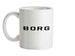 Justcie Borg College Style Ceramic Mug