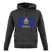 Kansas Barcode Style Flag unisex hoodie