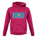 Kazakhstan Barcode Style Flag unisex hoodie